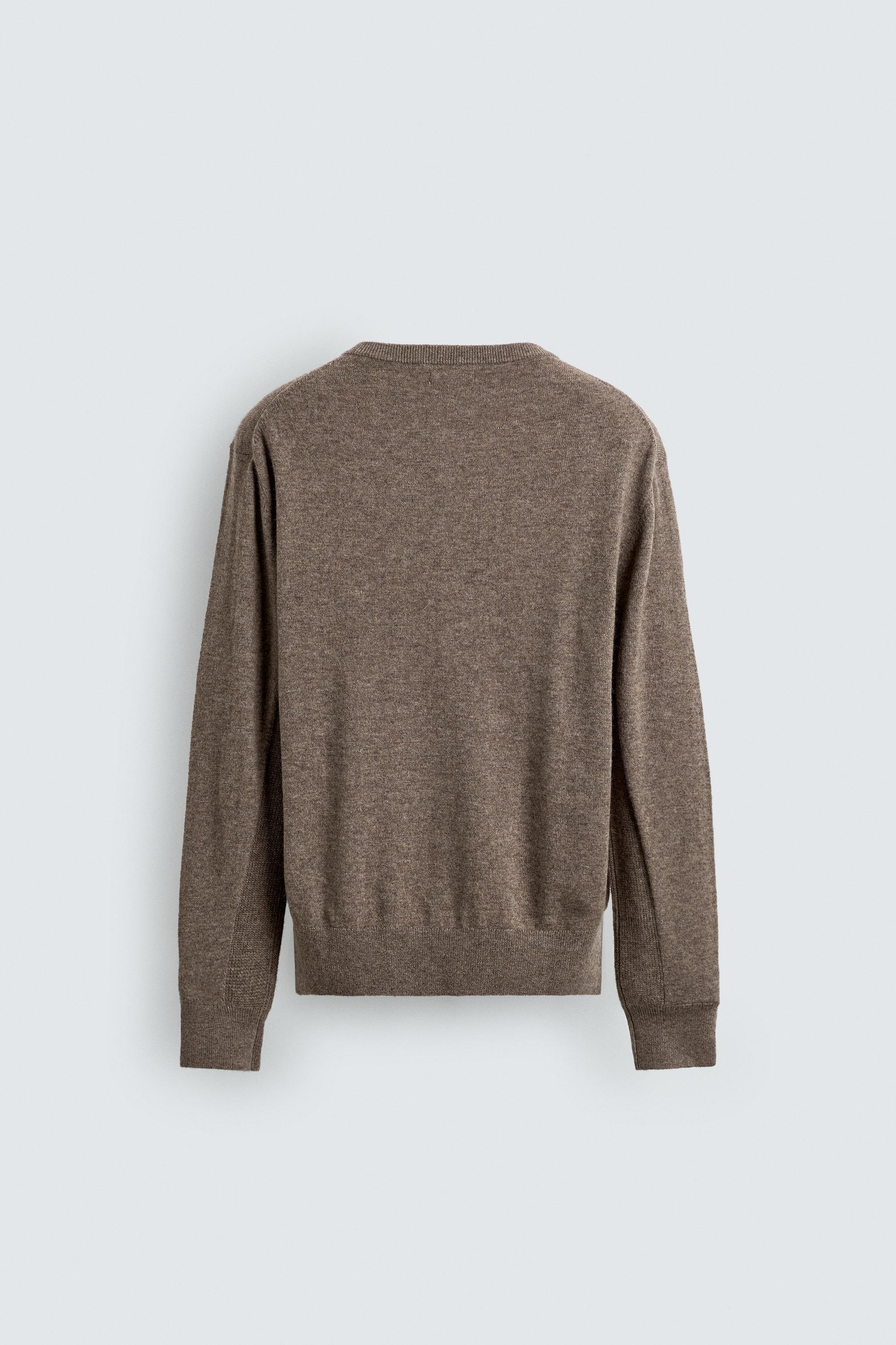 WOOL BLEND HENLEY JUMPER